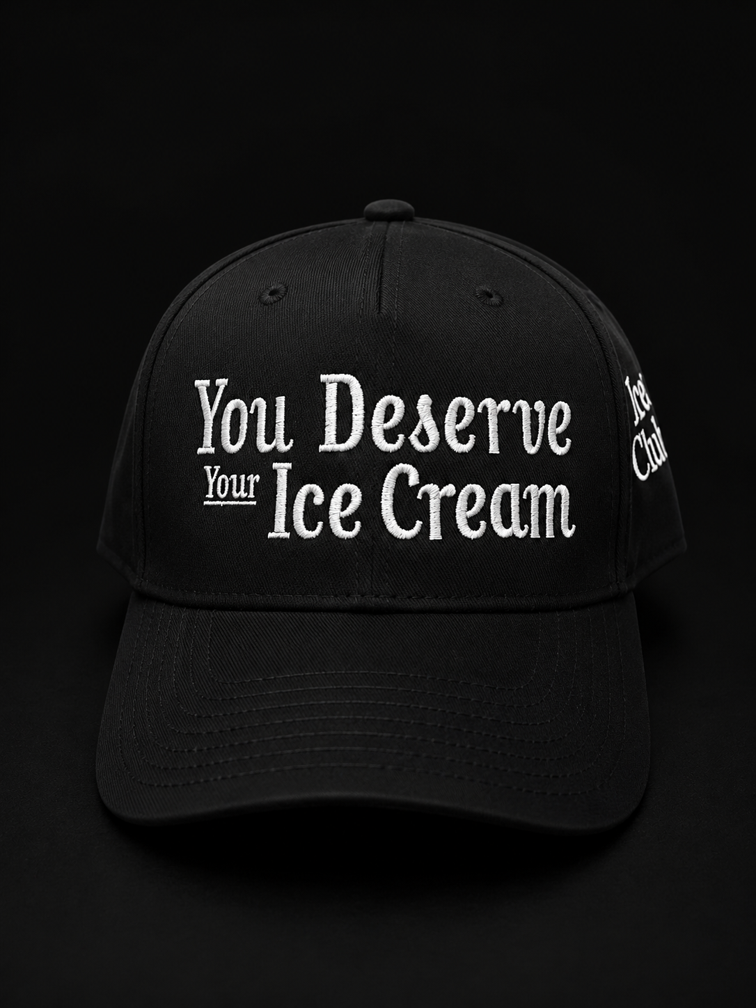 Offday Black | Cream Hat